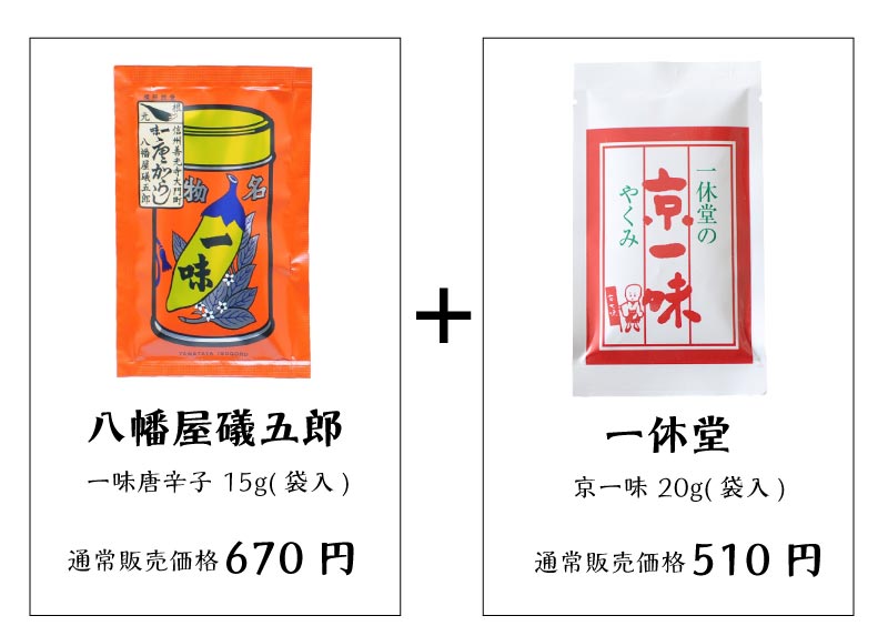 市場 一休堂 京七味 袋入り 送料無料 20g×10袋